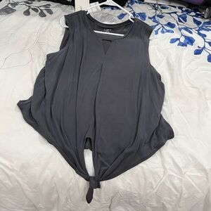 loft tie front tank